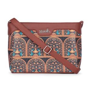 ZOUK Harmony Sling Bag | Crossbody Bags for Women | Women's Handbags | Stylish | Vegan Leather Evening Bag | Travel & Office Use | Purse and Wallet