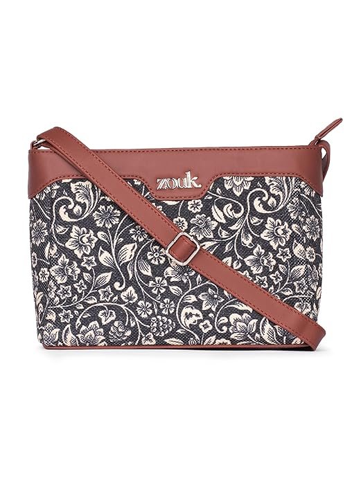 ZOUK Harmony Sling Bag | Crossbody Bags for Women | Women's Handbags | Stylish | Vegan Leather Evening Bag | Travel & Office Use | Purse and Wallet - Image 2